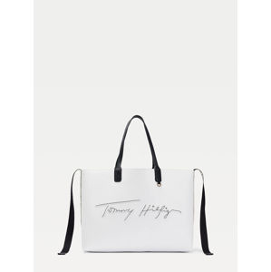 Tommy Hilfiger dámská bílá velká kabelka Iconic - OS (YAF)